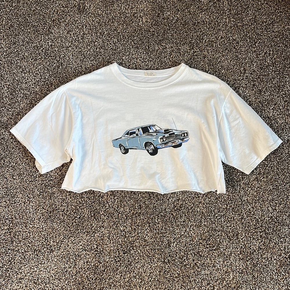 Brandy Melville John Galt motor show crop top